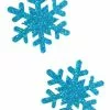 NevaNude Turquoise Glitter Snowflake Christmas Nipple Pasties