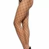 Roma Costume Black Fence Net Pantyhose