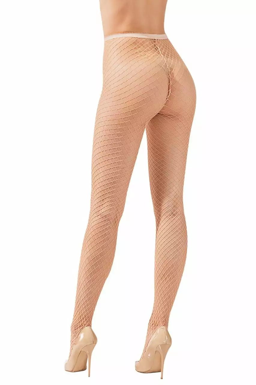 STARLINE Basic Nude Beige Net Tights 3 STARLINE Basic Nude Beige Net Tights - Image 3