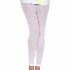 MUSIC LEGS Ivory Opaque Footless Tights