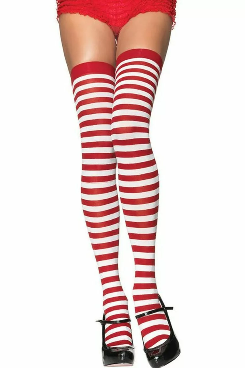 LEG AVENUE Candy Cane Stockings 8 LEG AVENUE Candy Cane Stockings - Image 8
