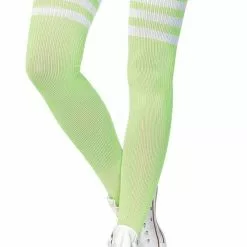 LEG AVENUE Striped Thigh High Stockings -Stockings Shop apixnwpcx 46459