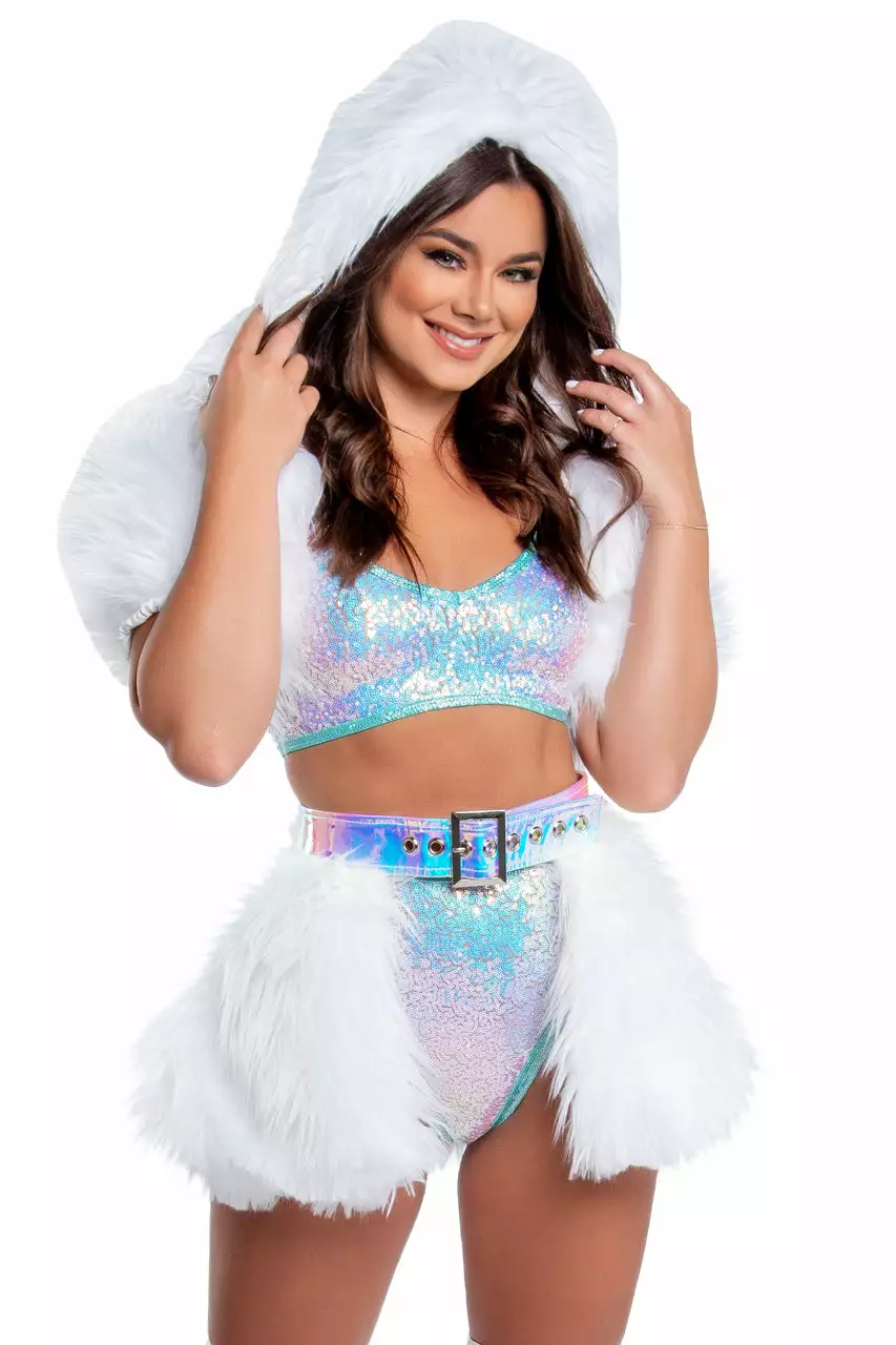 J Valentine Light Up Hooded Shrug 1 J Valentine Light Up Hooded Shrug