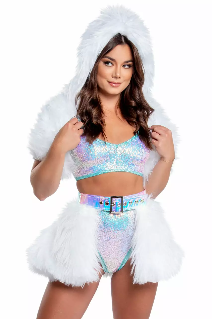 J Valentine Light Up Hooded Shrug 3 J Valentine Light Up Hooded Shrug - Image 3