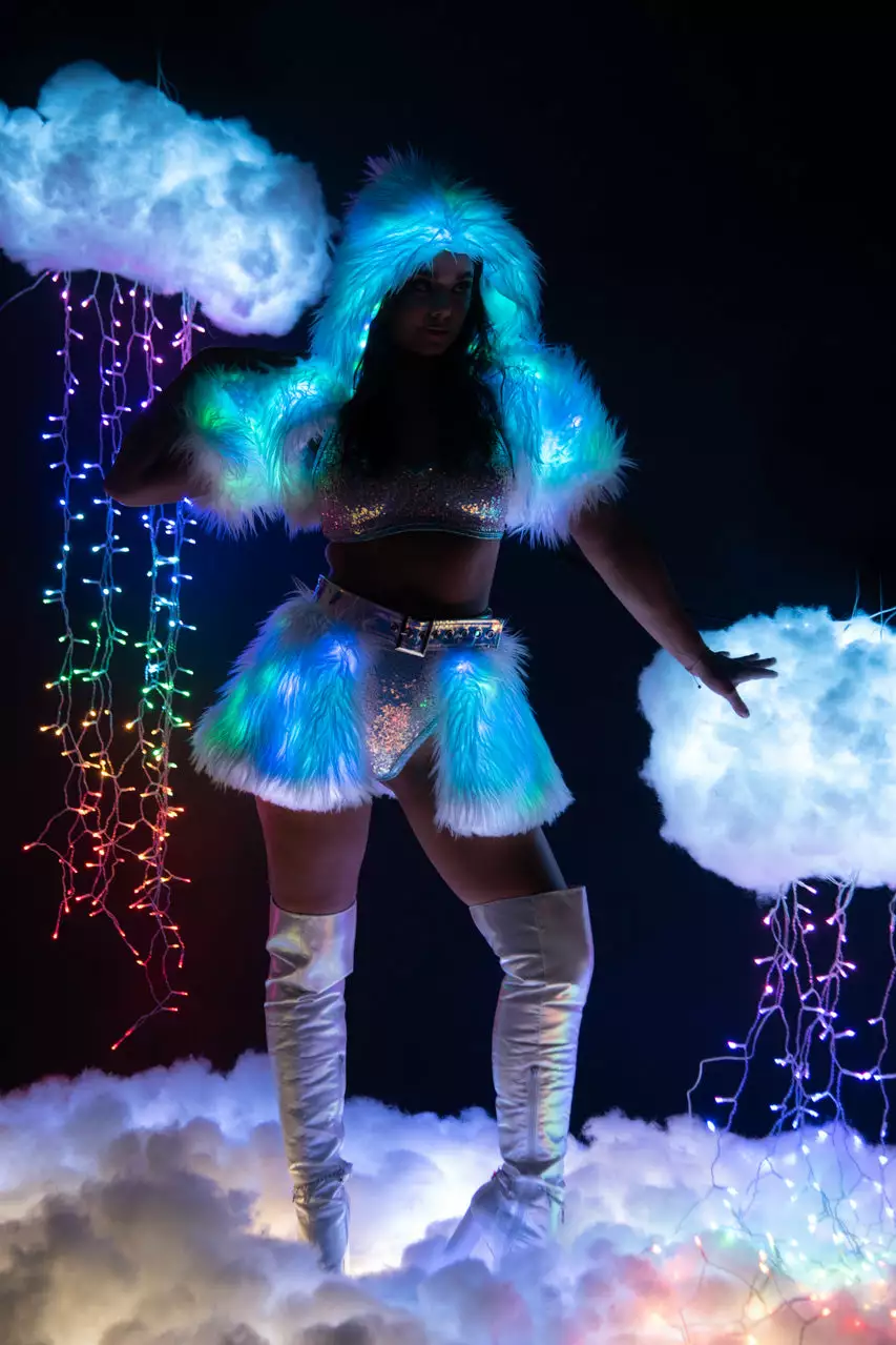 J Valentine Light Up Hooded Shrug 5 J Valentine Light Up Hooded Shrug - Image 5