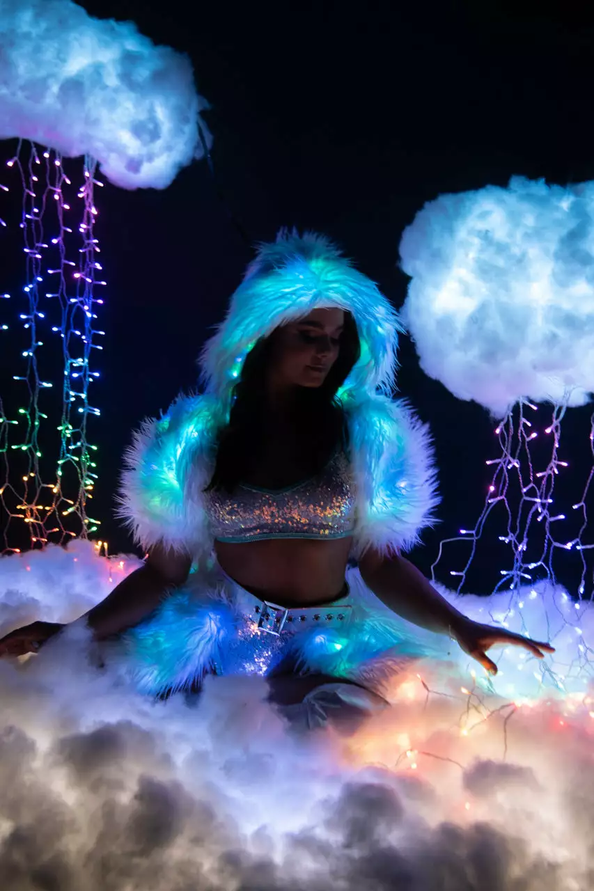 J Valentine Light Up Hooded Shrug 6 J Valentine Light Up Hooded Shrug - Image 6