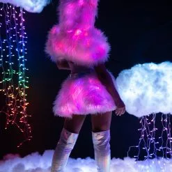 J Valentine Light Up Furry Belted Skirt -Stockings Shop jvfr150 fr151 cnf back 3 c92815ce 750d 41cf 8a9e eb93428092e3