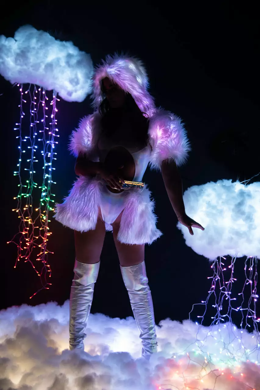 J Valentine Light Up Hooded Shrug 16 J Valentine Light Up Hooded Shrug - Image 16