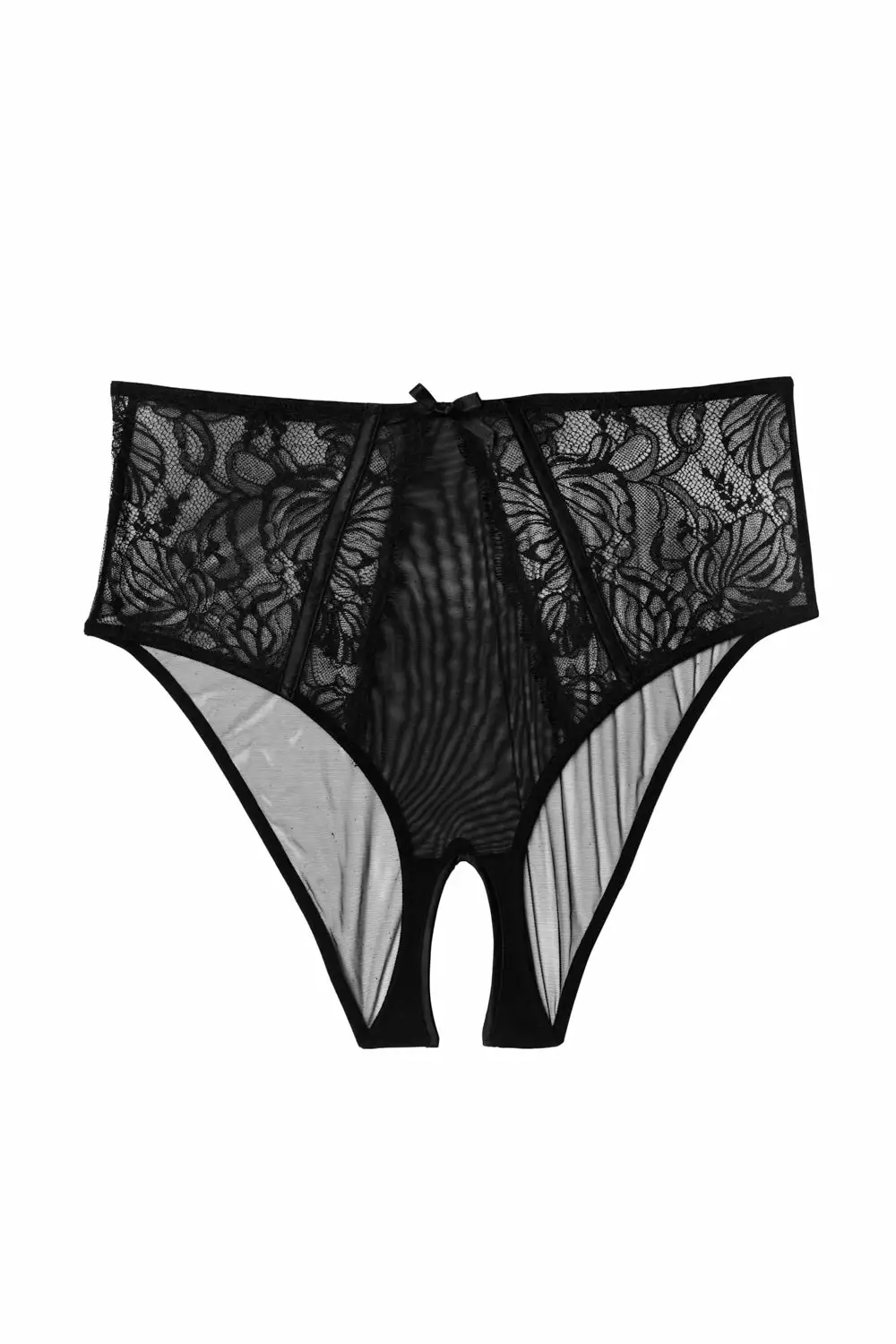 Playful Promises Fallon High Waisted Crotchless Brief 4 Playful Promises Fallon High Waisted Crotchless Brief - Image 4
