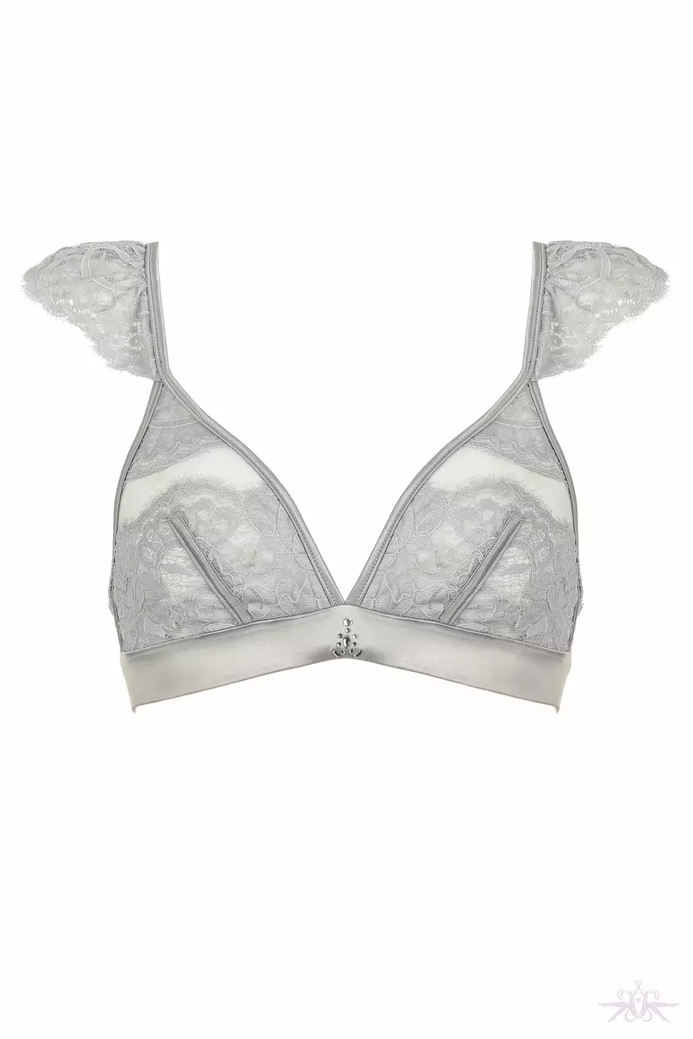 Prelude Milano Prelude Marlene Grey Triangle Bra 5 Prelude Milano Prelude Marlene Grey Triangle Bra - Image 5
