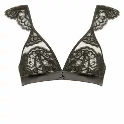Prelude Milano Prelude Marlene Black Triangle Bra -Stockings Shop ys303 ys303.neg 1 2 Mayfair Stockings 112
